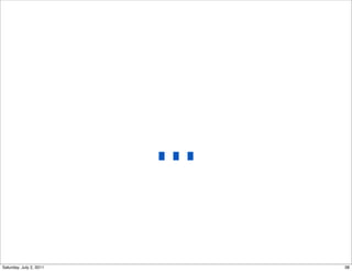 ...
Saturday, July 2, 2011         38
 