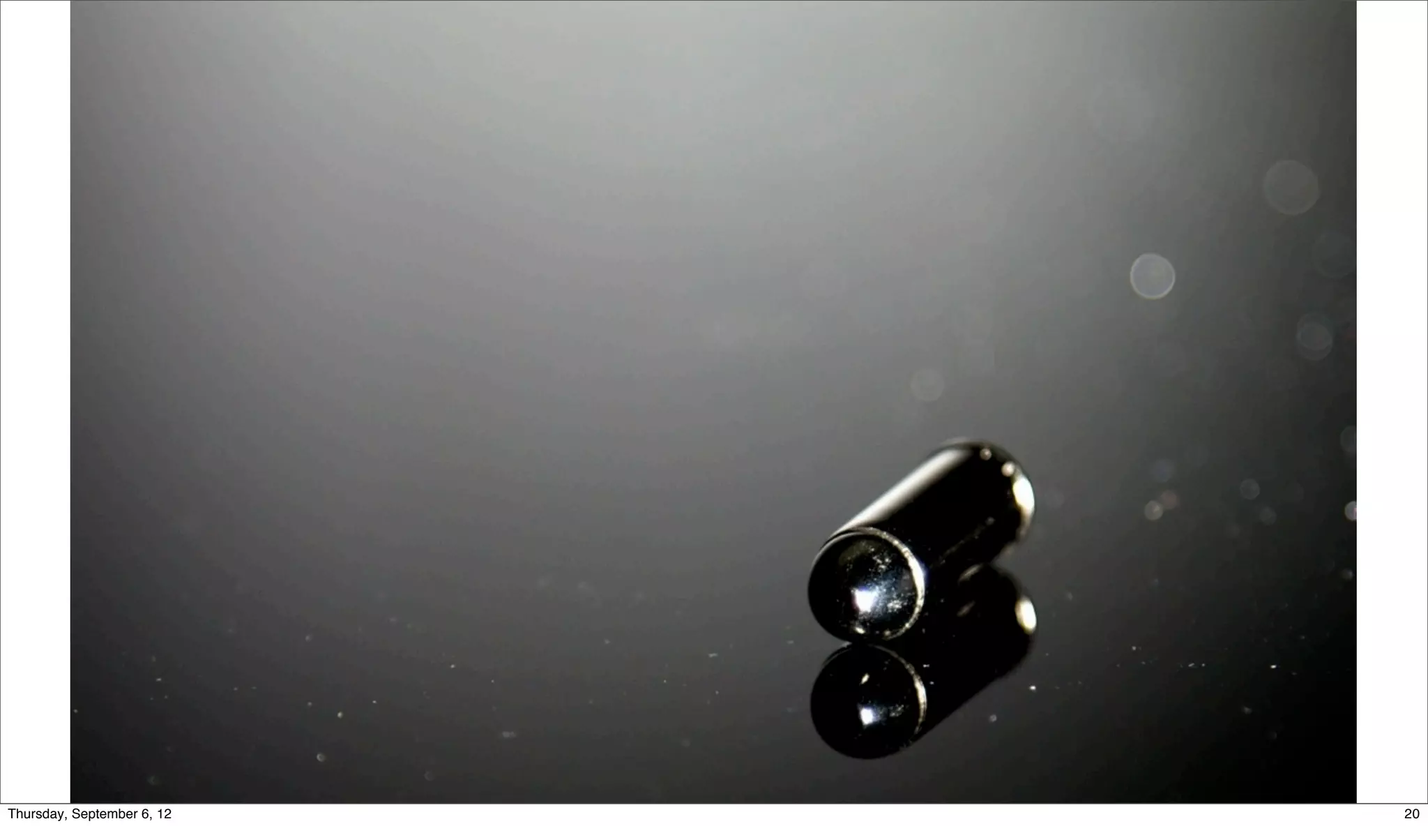 Sunday, September 9, 12   20
 