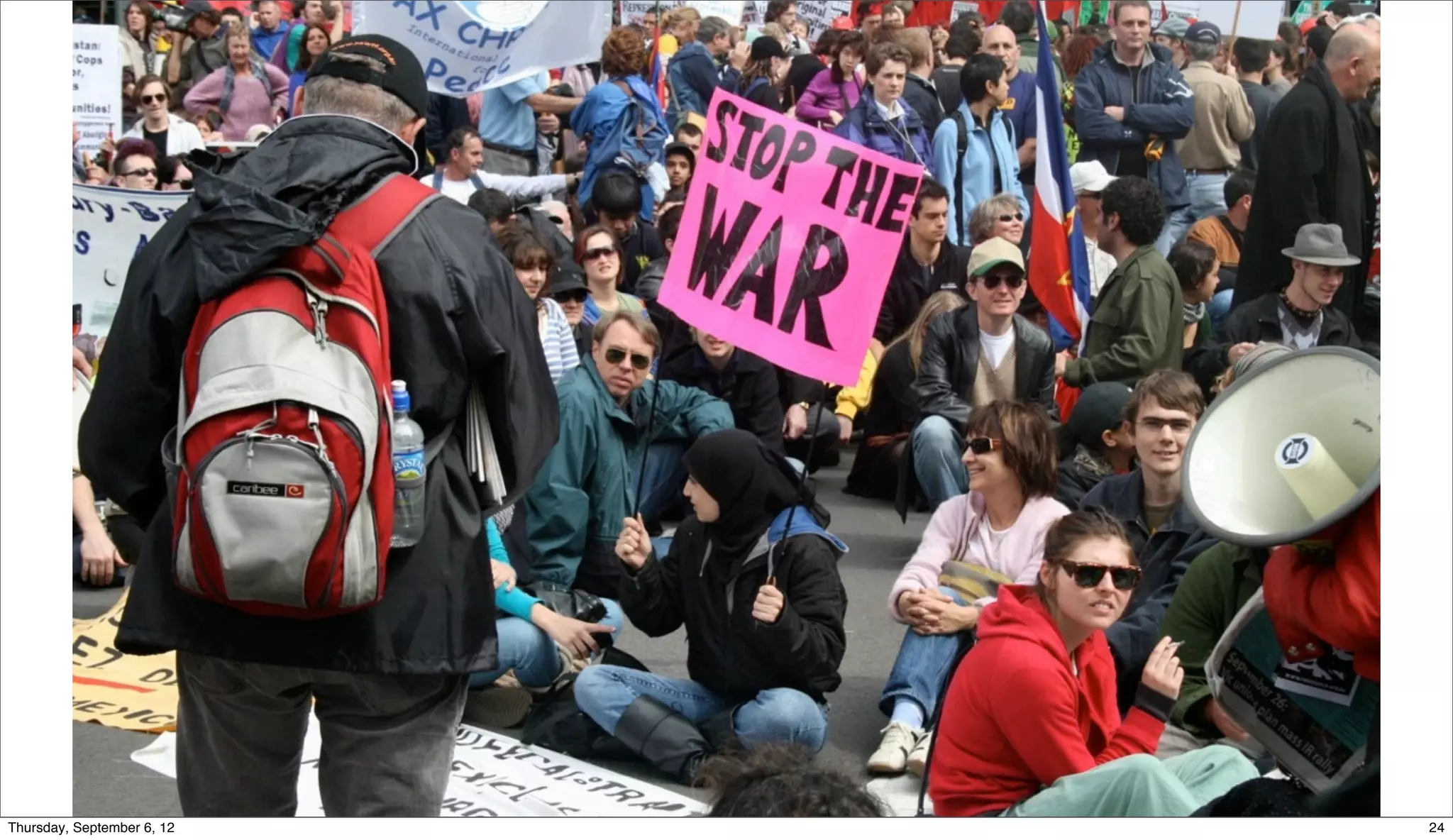 Sunday, September 9, 12   24
 