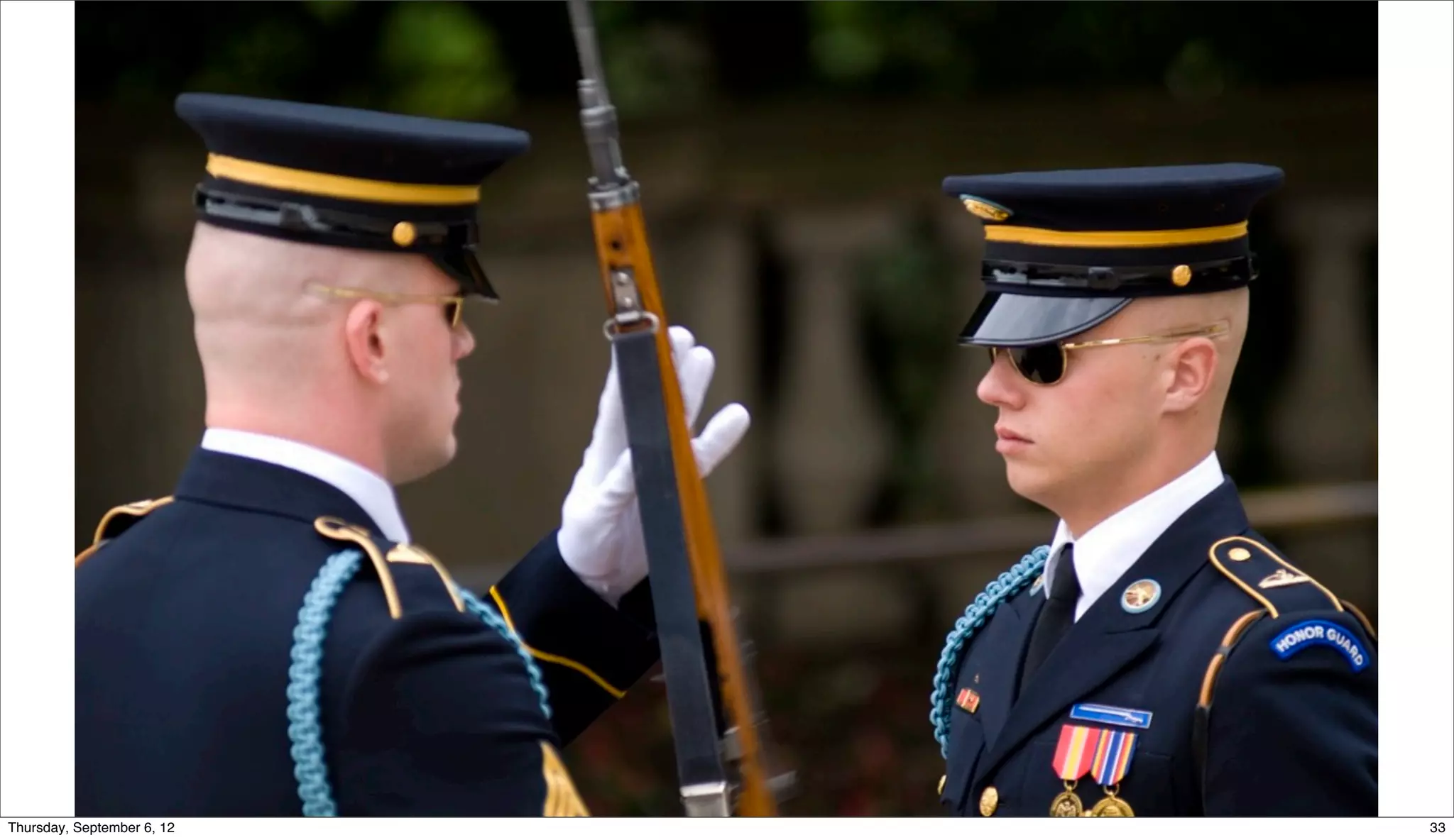 Sunday, September 9, 12   33
 