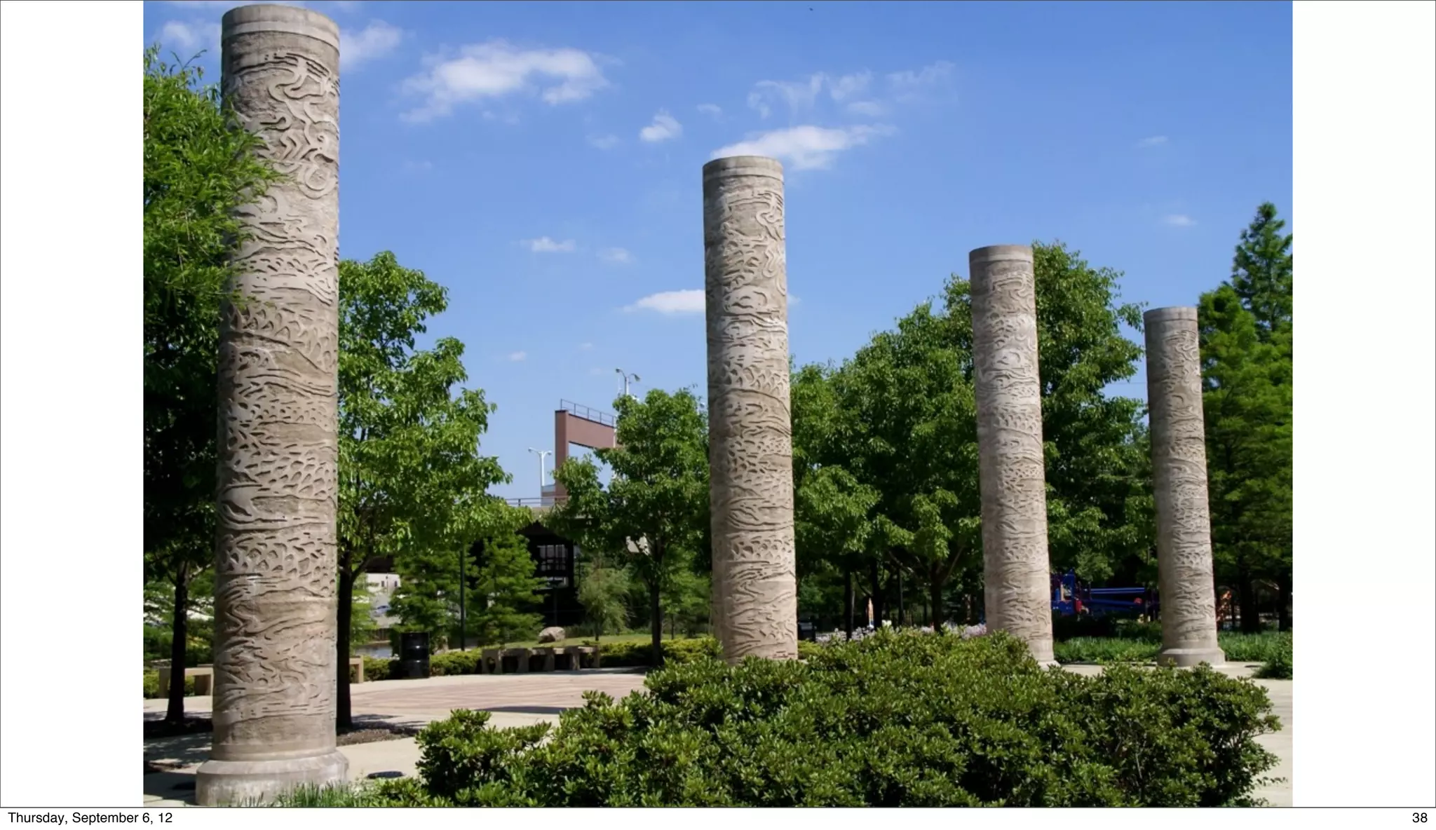 Sunday, September 9, 12   38
 