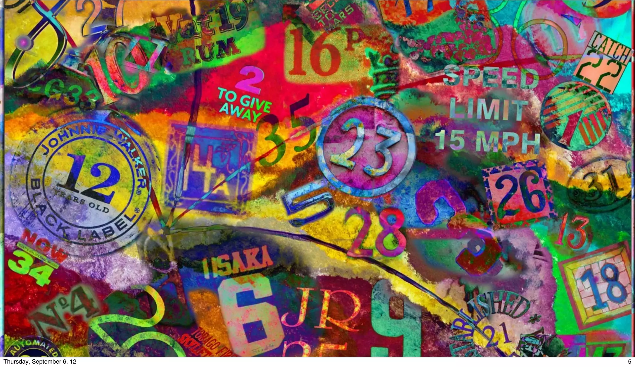 Sunday, September 9, 12   5
 