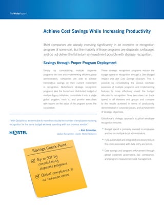 Globoforce Roi Of Recognition Na