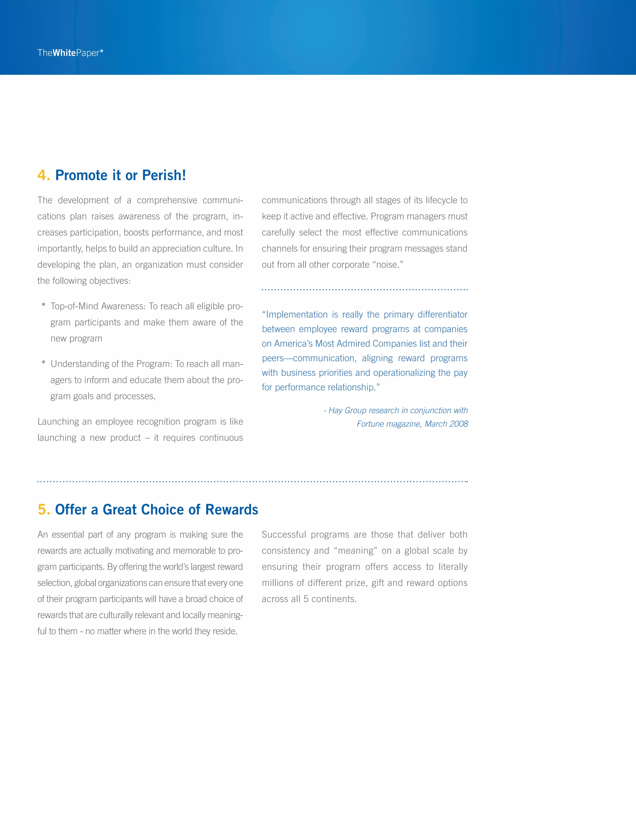 Globoforce Whitepaper Top 10 Tips1 PDF