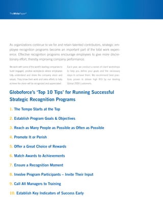Globoforce Whitepaper Top 10 Tips1