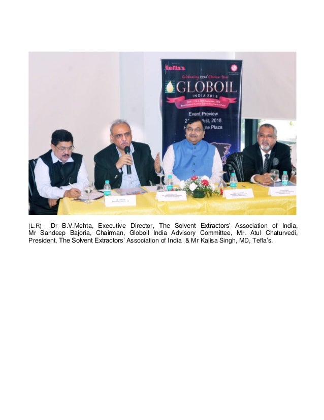 Globoil india 2018 press release