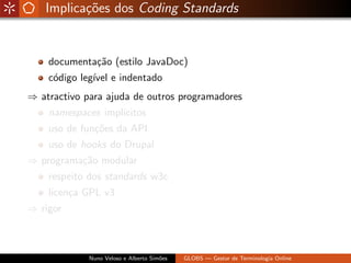 Globs - Gestão de Glossários