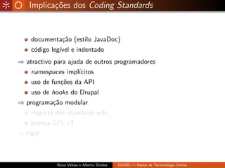 Globs - Gestão de Glossários