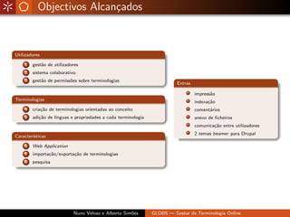 Globs - Gestão de Glossários