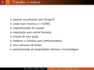 Globs - Gestão de Glossários