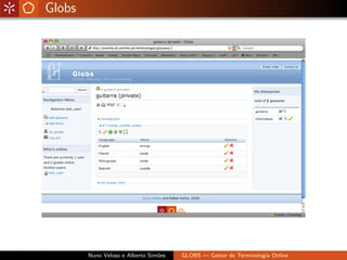 Globs - Gestão de Glossários