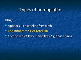 Type 2 Hb Globular Proteins, Key examples include hemoglobin (oxygen transport ...