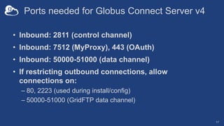 Globus for System Administrators | PPTX