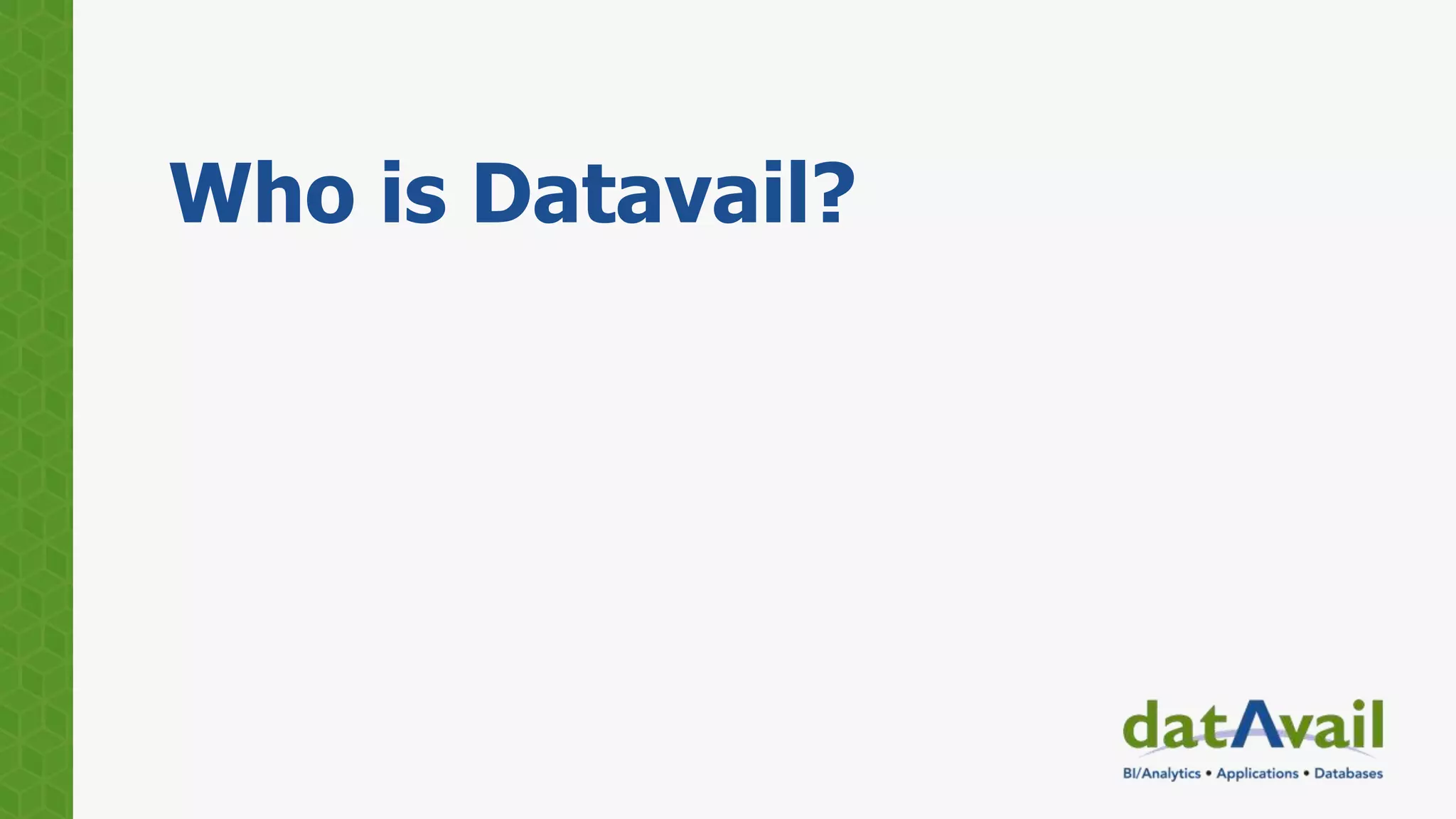 Who is Datavail?
 