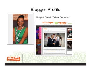 Blogger Profile
Ninapilar Daniels, Culture Columnist
 