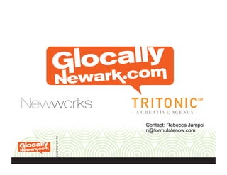 Contact: Rebecca Jampol
rj@formulatenow.com
 