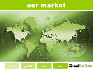 our market




think   global   act   local
 