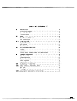 Drawing and Technical InformationGlock armorers 