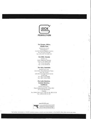 Drawing and Technical InformationGlock armorers 