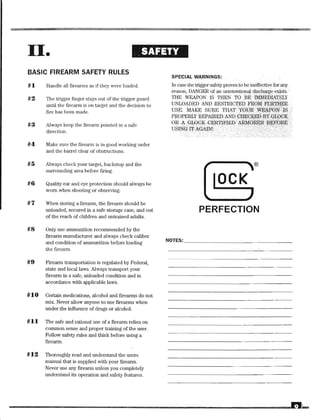 Drawing and Technical InformationGlock armorers 