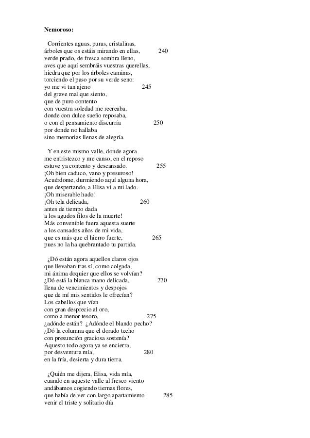 égloga I Garcilaso De La Vega