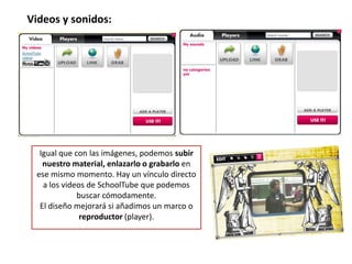 Sound: Insertamos sonido. Puedes guardar o publicar el documento en tu blog o en la galería (si estás registrado). También imprimir (clica con el botón derecho sobre el glog). Recuerda el truco de imprimir a PDF (Bullzippdfprinter) si no lo necesitas en papel. 