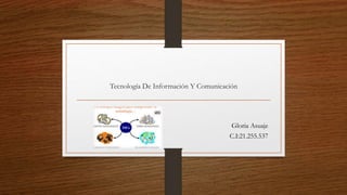Tecnología De Información Y Comunicación
Gloria Asuaje
C.I:21.255.537
 