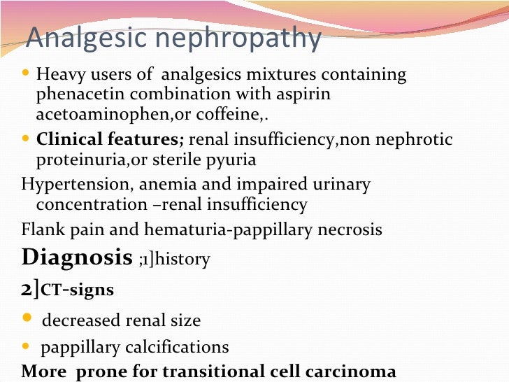 Analgesic nephropathy ppt