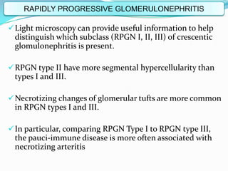 Crescentic Rpgn Glomerular diseases | PPTX