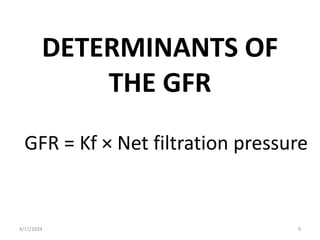 Glomerular Filtration rate and its determinants.pptx