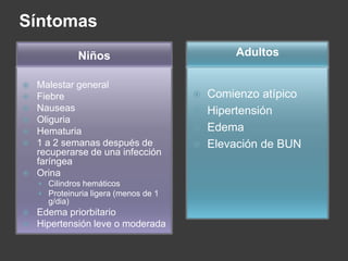 SíntomasNiñosAdultosMalestar general