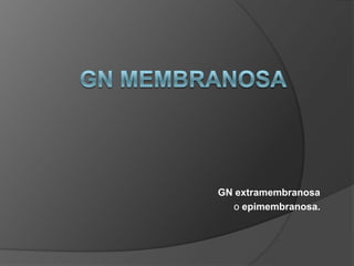 GN MESANGIAL POR IgAENFERMEDAD DE BERGER