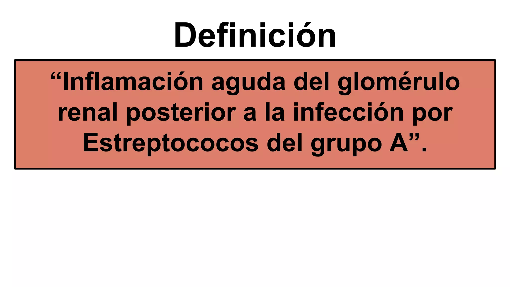 Glomerulonefritis postestreptocóccica PPT