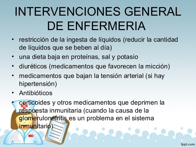 Glomerulonefritis y sindrome nefrotico