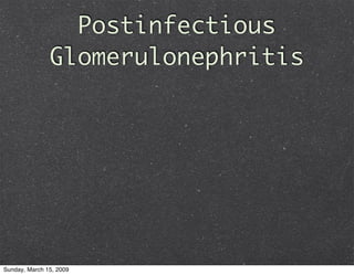 Glomerulonephritis