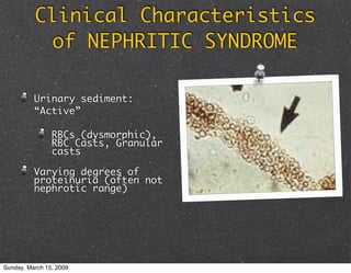 Glomerulonephritis