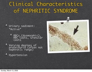 Glomerulonephritis