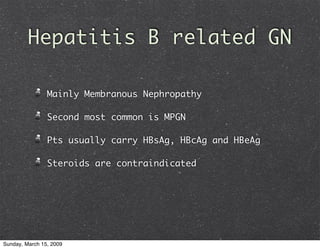 Glomerulonephritis