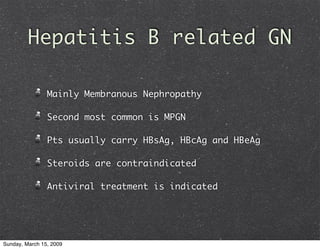 Glomerulonephritis
