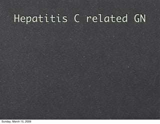 Glomerulonephritis