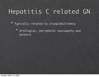 Glomerulonephritis