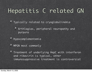 Glomerulonephritis