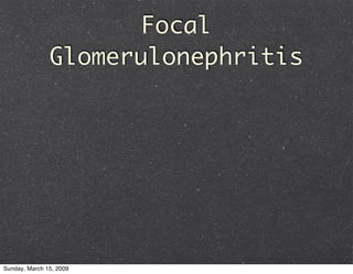 Glomerulonephritis