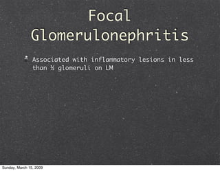 Glomerulonephritis