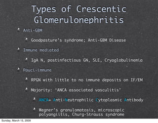 Glomerulonephritis