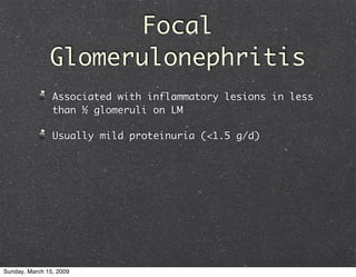 Glomerulonephritis