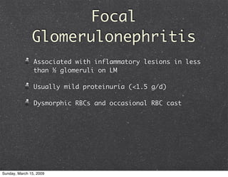 Glomerulonephritis