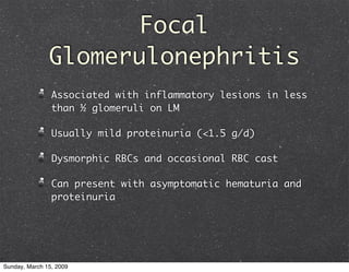Glomerulonephritis