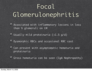 Glomerulonephritis