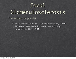 Glomerulonephritis